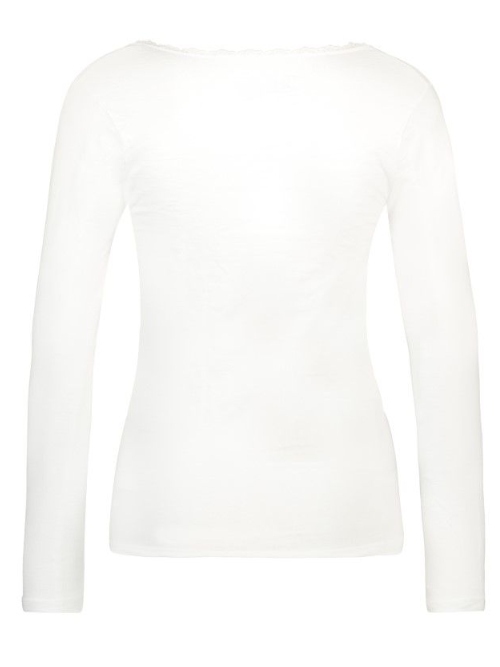 RJ Bodywear Thermo Pro blanc cassé thermo t-shirt pour femmes