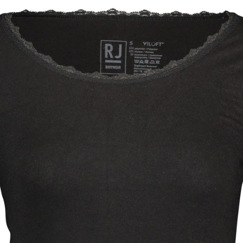 RJ Bodywear Thermo Pro noir thermo t-shirt pour femmes