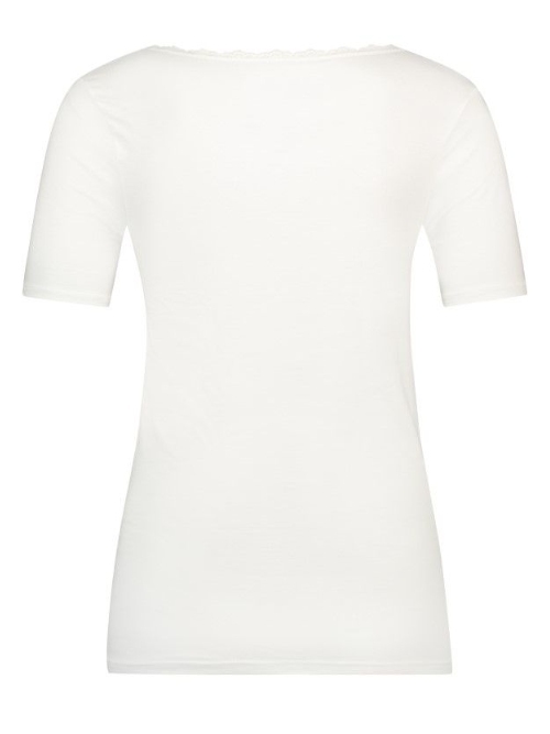 RJ Bodywear Thermo Pro blanc cassé thermo t-shirt pour femmes