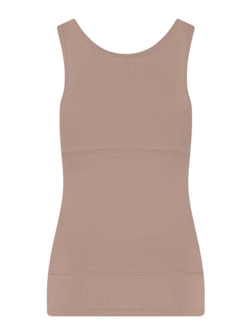 RJ Bodywear Pure Color Shape beige chemise pour femmes