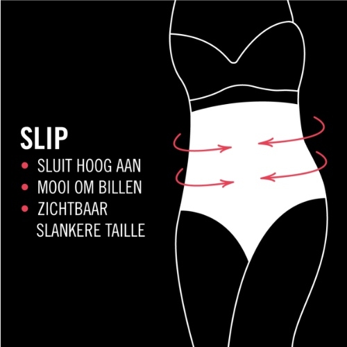 RJ Bodywear Pure Color Shape noir slip