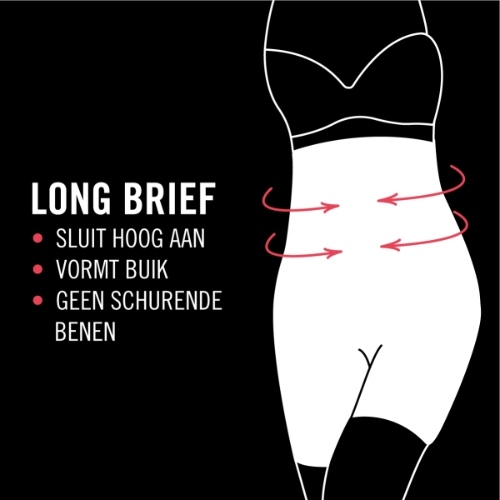 RJ Bodywear Pure Color Shape noir shortie