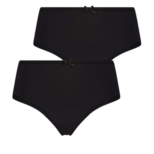 RJ Bodywear Pure Color Extra comfort noir culotte string