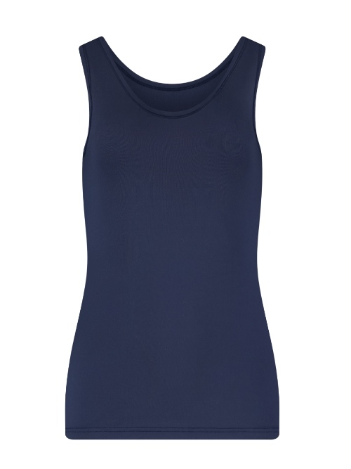 RJ Bodywear Pure Color Extra comfort bleu marine chemise pour femmes