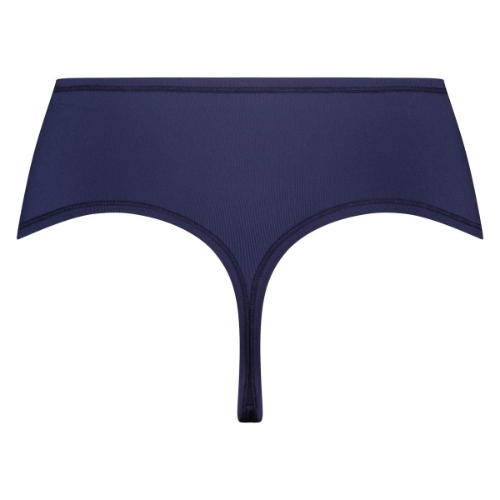 RJ Bodywear Pure Color Extra comfort bleu marine culotte string