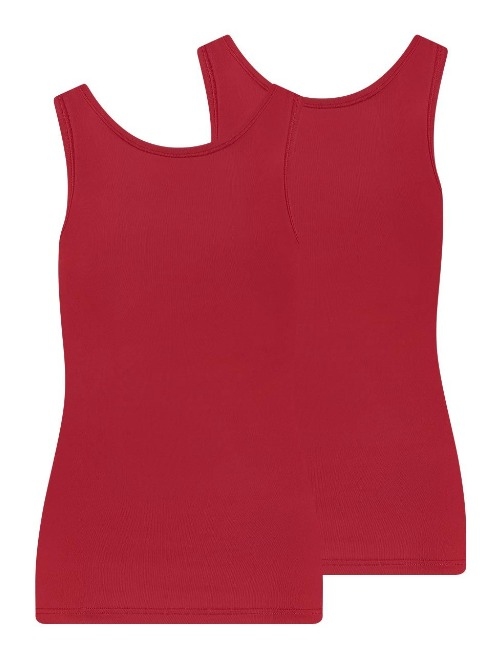 RJ Bodywear Pure Color Extra comfort rouge chemise pour femmes