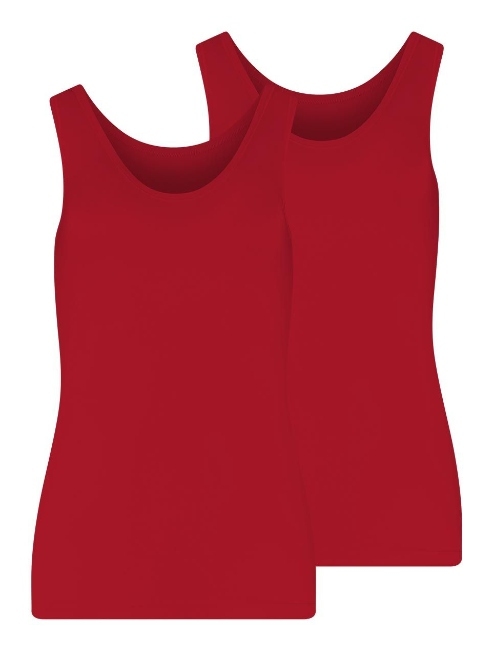 RJ Bodywear Pure Color Extra comfort rouge chemise pour femmes