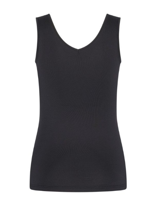 RJ Bodywear Pure Color noir chemise pour femmes