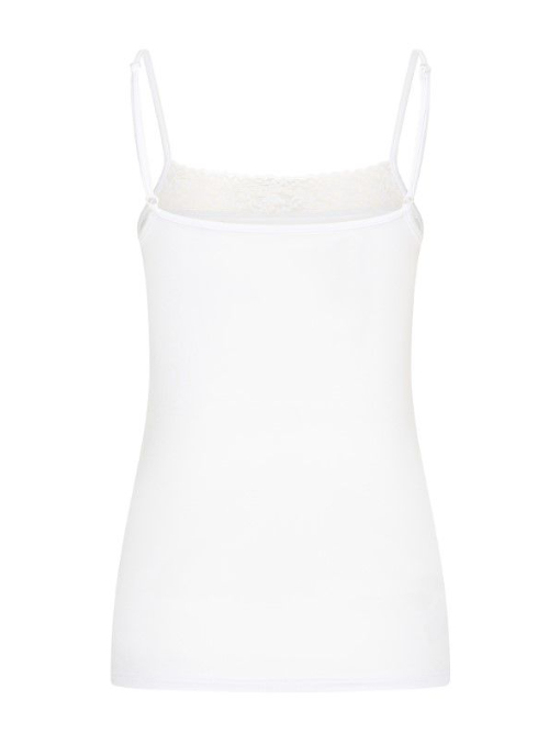 RJ Bodywear Pure Color blanc chemise pour femmes