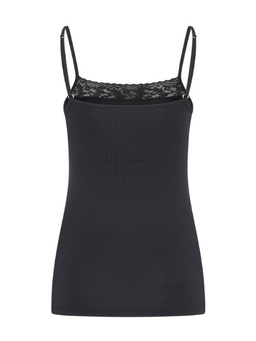 RJ Bodywear Pure Color noir chemise pour femmes