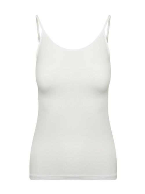 RJ Bodywear Pure Color blanc top spaghetti