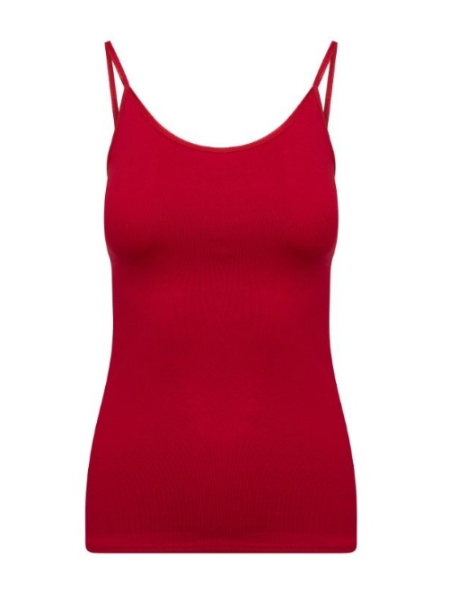 RJ Bodywear Pure Color rouge top spaghetti
