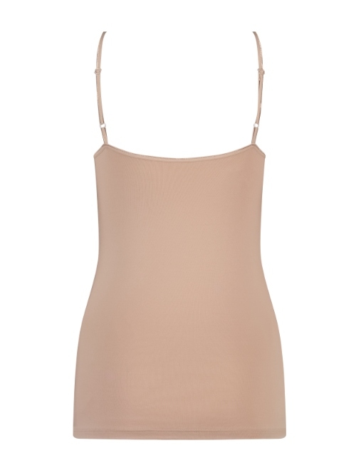 RJ Bodywear Pure Color beige top spaghetti