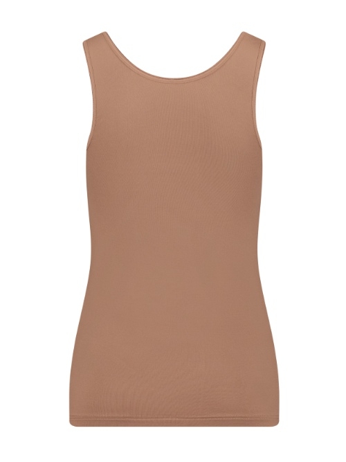 RJ Bodywear Pure Color marron chemise pour femmes