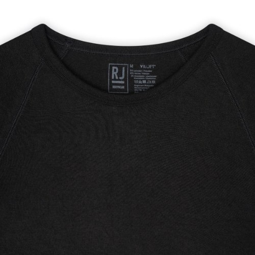 RJ Bodywear Hommes Thermo Pro noir thermo t-shirt pour homme