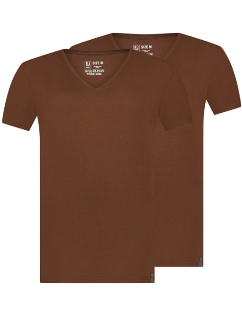 RJ Bodywear Hommes Good Life marron shirt