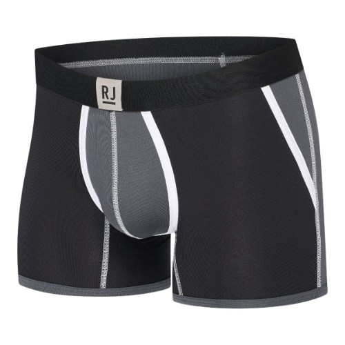 RJ Bodywear Pure Color noir sport boxer