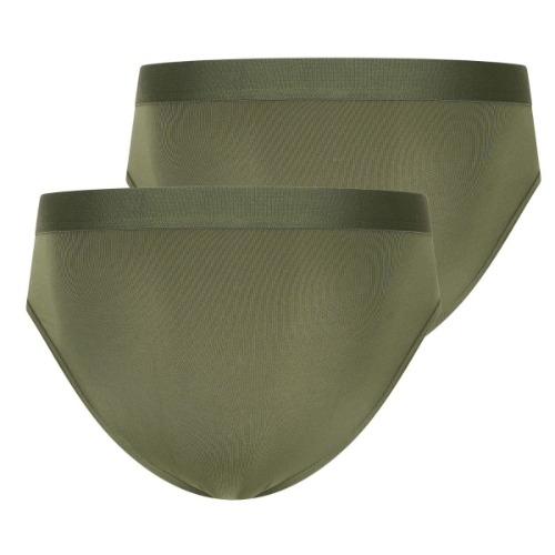 RJ Bodywear Hommes Pure Color  vert sport slip