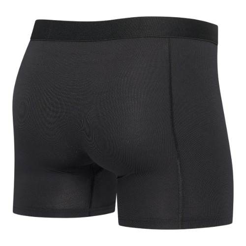 RJ Bodywear Hommes Pure Color  noir sport boxer