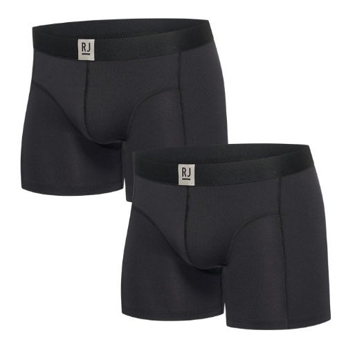 RJ Bodywear Hommes Pure Color  noir sport boxer