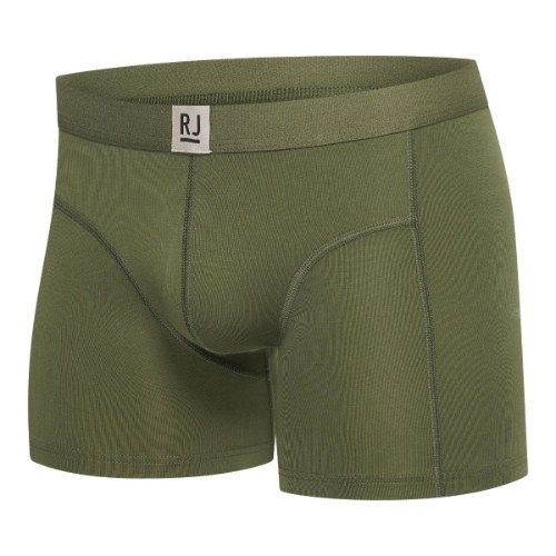 RJ Bodywear Hommes Pure Color  vert sport boxer