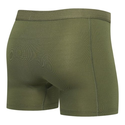 RJ Bodywear Hommes Pure Color  vert sport boxer