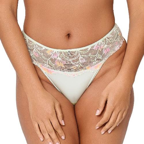 LingaDore Summer Flowers vert culotte string