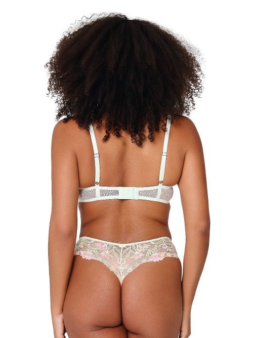 LingaDore Summer Flowers vert culotte string