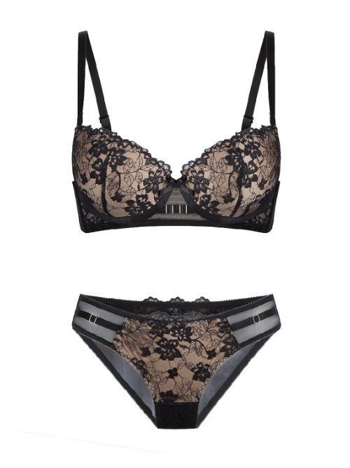 LingaDore Set Me Up noir set