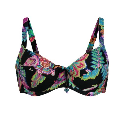 Maillots de bain Rosa Faia Sibel noir/print haut de bikini préformé