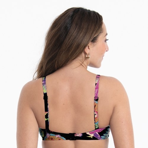 Maillots de bain Rosa Faia Ella noir/print haut de bikini préformé