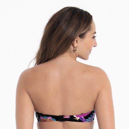 Maillots de bain Rosa Faia Ella noir/print haut de bikini préformé