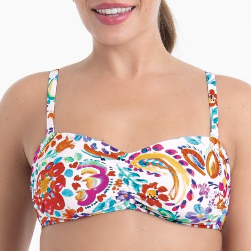 Anita Care Santa Rosa blanc/print bikini prothétique