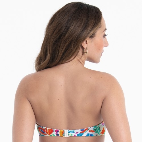 Maillots de bain Rosa Faia Ella blanc/print haut de bikini préformé
