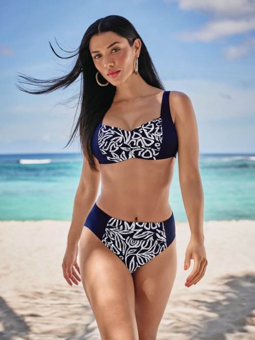 Maillots de bain Anita Elle bleu marine haut de bikini préformé