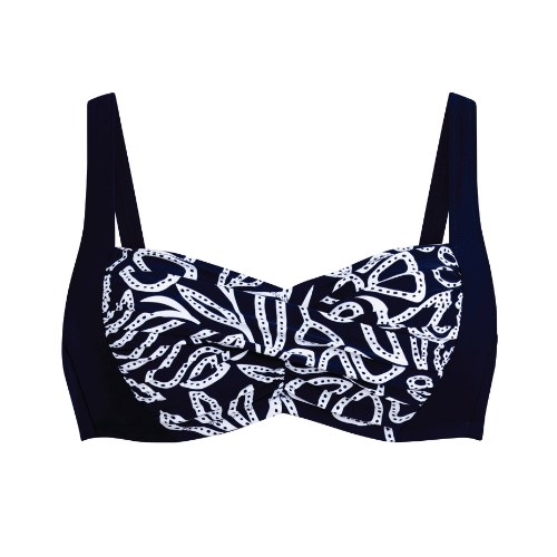 Maillots de bain Anita Elle bleu marine haut de bikini préformé