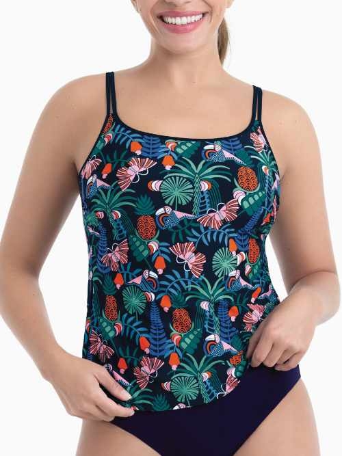 Anita Care Rimini bleu tankini à prothèse
