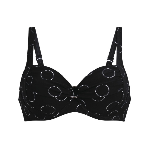 Maillots de bain Rosa Faia  noir haut de bikini préformé