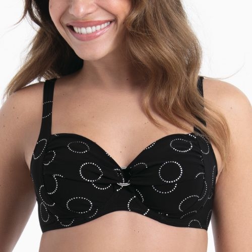 Maillots de bain Rosa Faia  noir haut de bikini préformé