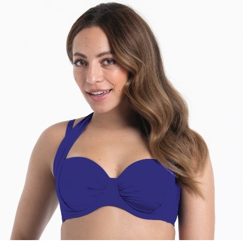 Maillots de bain Rosa Faia Catalina bleu haut de bikini préformé