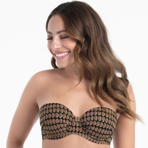 Maillots de bain Rosa Faia Cosima noir haut de bikini préformé