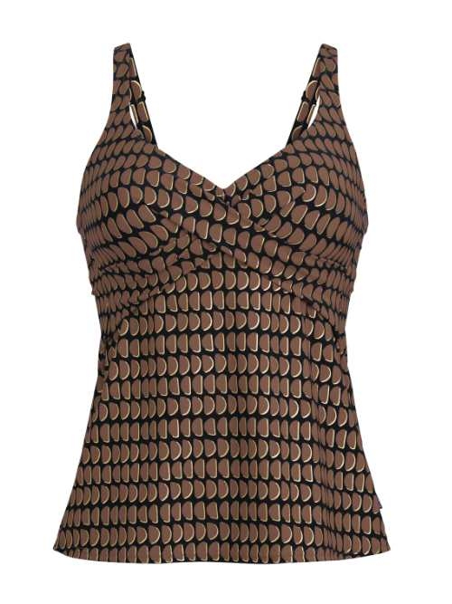 Maillots de bain Rosa Faia Maily noir tankini top
