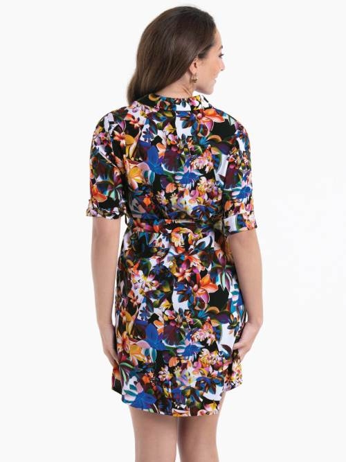 Maillots de bain Anita Lavagna noir/print robe de plage