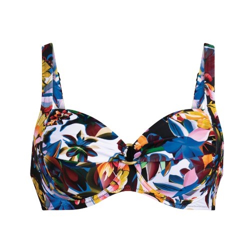 Maillots de bain Anita Elna noir/print haut de bikini préformé