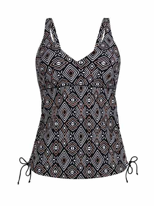 Maillots de bain Anita Malaika noir/or tankini top