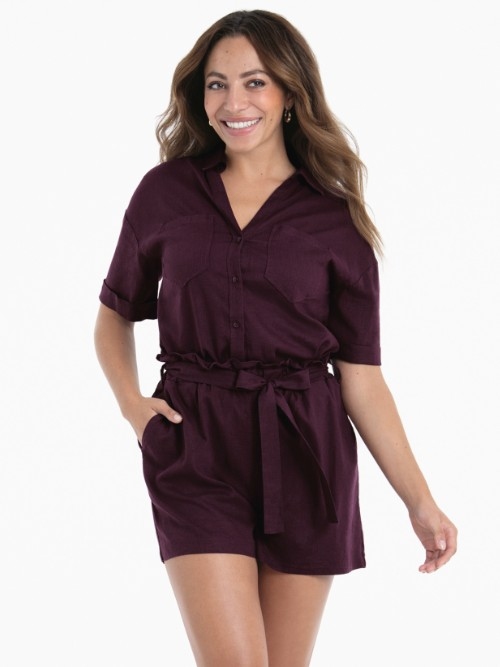 Maillots de bain Rosa Faia Nevis violet slip de bikini