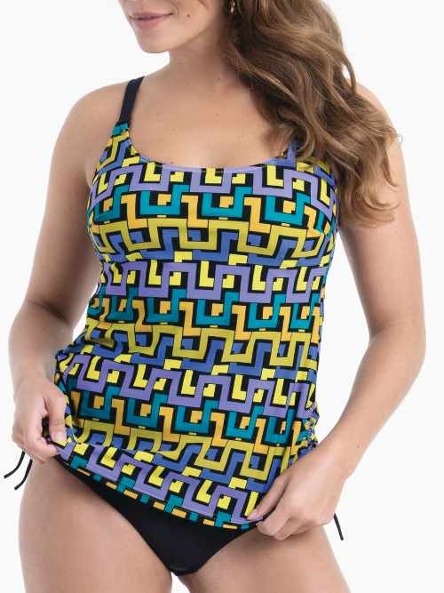 Maillots de bain Anita Yara noir/print tankini top