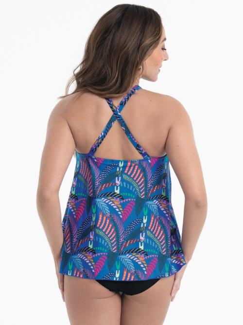 Maillots de bain Rosa Faia Mabel bleu tankini top