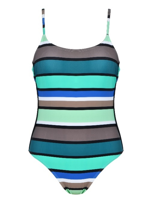 Naturana Badmode Femme noir/kaki maillot de bain