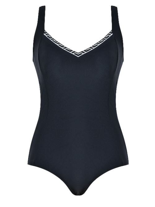 Naturana Maillots de Bain Femme noir/blanc maillot de bain